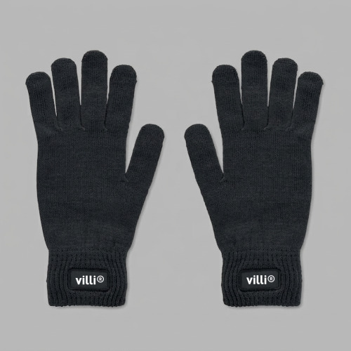 Gants tricotés en RPET