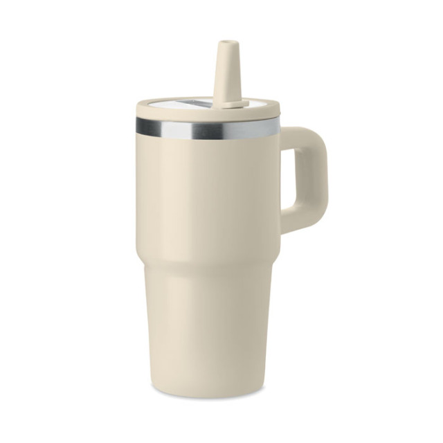 Gobelet double paroi 500ml Beige