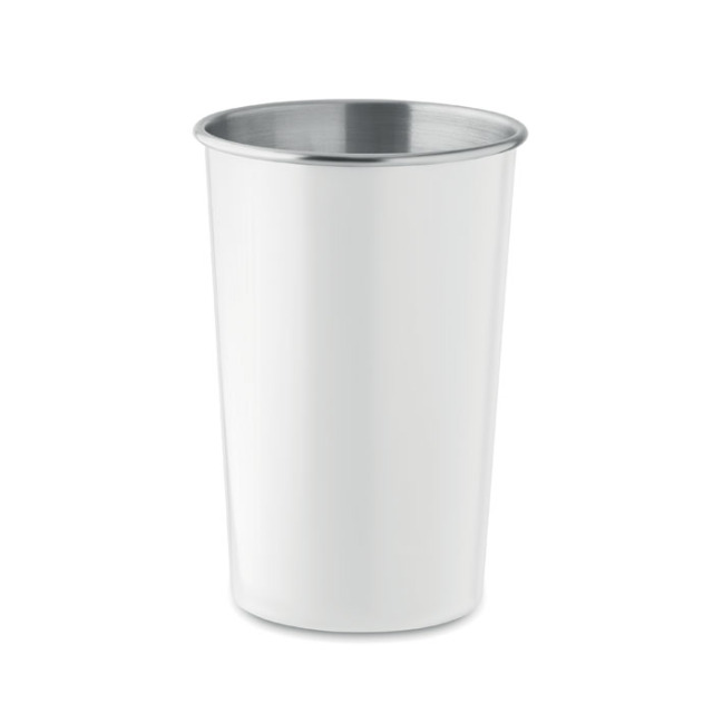 Gobelet en inox recyclé Blanc