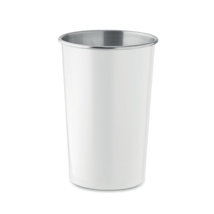 Gobelet en inox recyclé Blanc