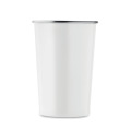 Gobelet en inox recycl&eacute; Blanc