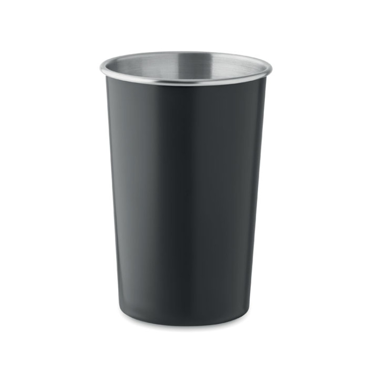Gobelet en inox recycl&eacute; Noir