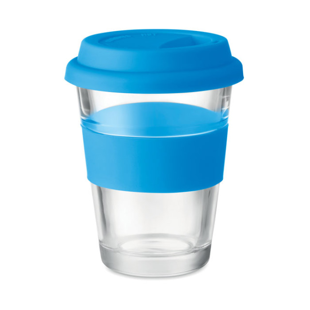 Gobelet en verre 350 ml Bleu