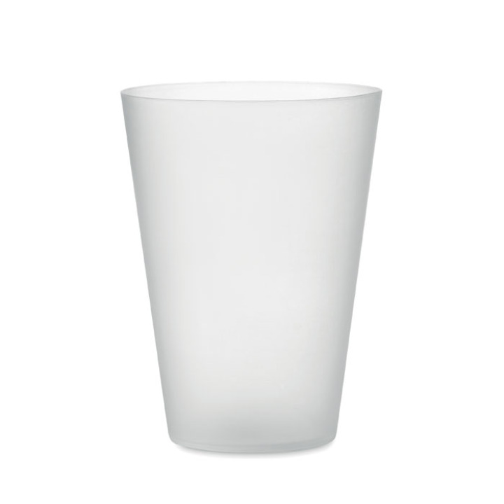 Gobelet réutilisable 300ml Blanc Transparent