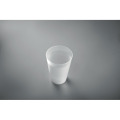 Gobelet r&eacute;utilisable 300ml Blanc Transparent