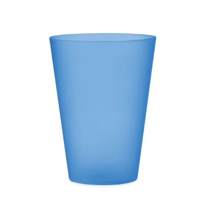 Gobelet réutilisable 300ml Bleu Transparent
