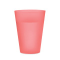 Gobelet r&eacute;utilisable 300ml Rouge Transparent