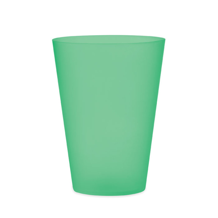 Gobelet r&eacute;utilisable 300ml Vert Transparent