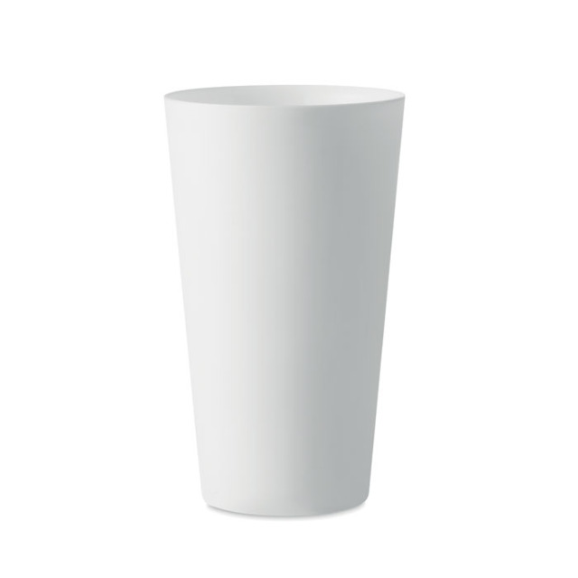Gobelet réutilisable 500ml Blanc