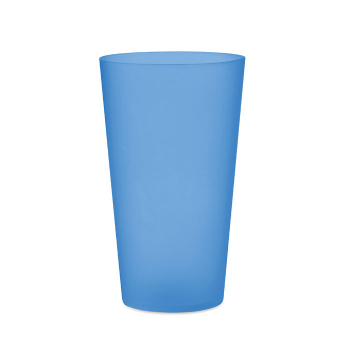 Gobelet réutilisable 500ml Bleu Transparent