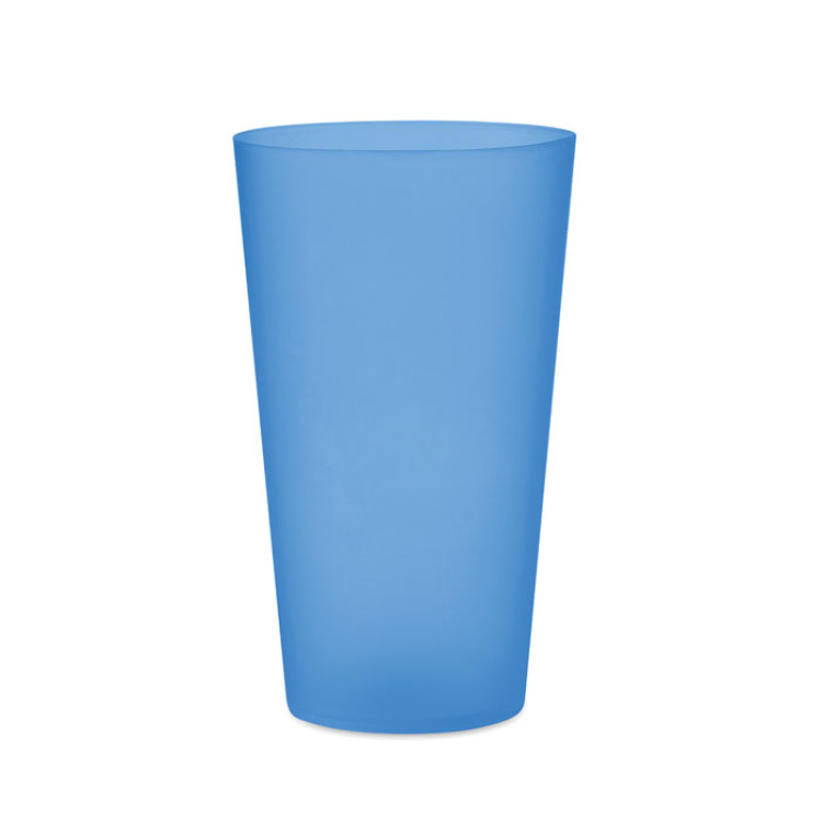 Gobelet r&eacute;utilisable 500ml Bleu Transparent