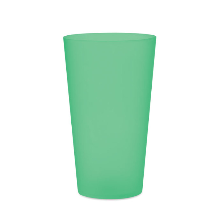 Gobelet r&eacute;utilisable 500ml Vert Transparent
