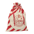 Grand sac coton P&egrave;re No&euml;l Rouge