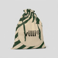 Grand sac coton P&egrave;re No&euml;l Vert