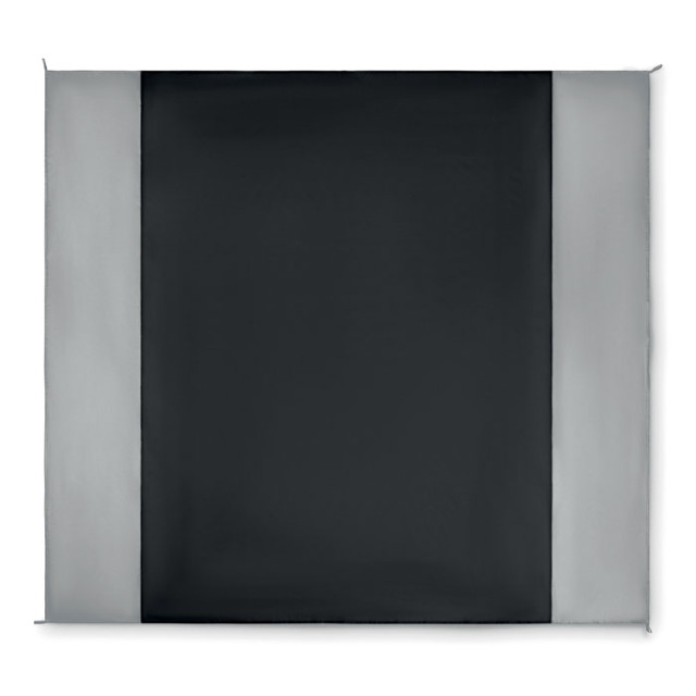 Grand tapis de plage léger Noir