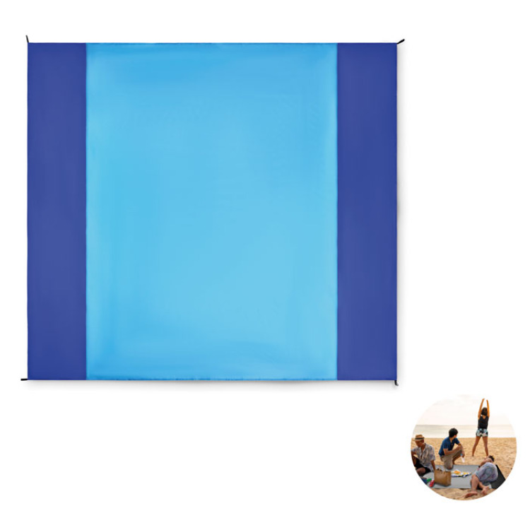 Grand tapis de plage l&eacute;ger Turquoise