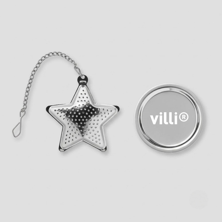 Infuseur de th&eacute; &eacute;toile Argent Mat