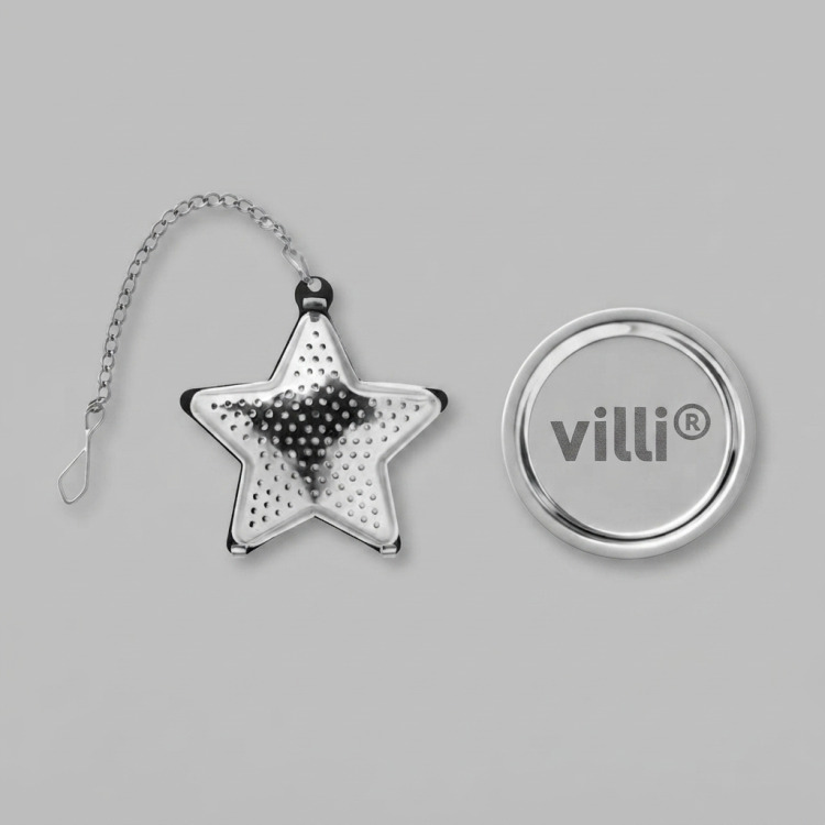 Infuseur de th&eacute; &eacute;toile Argent Mat