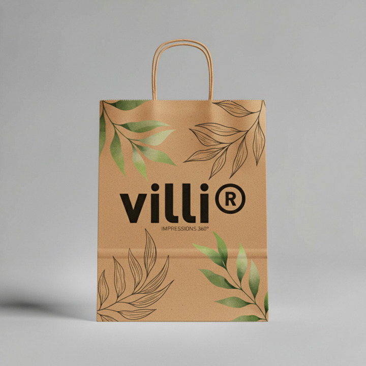 Sac kraft  bouteille