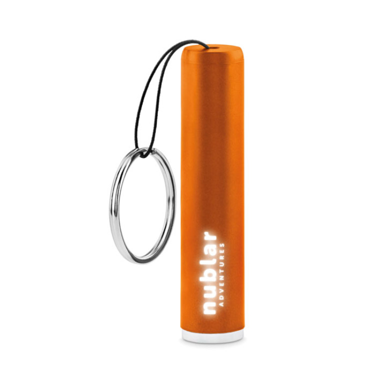 Lampe torche en plastique. Orange
