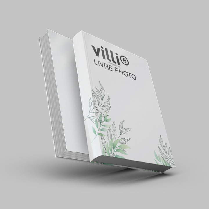 Livre photo dos carré collé 210x210mm