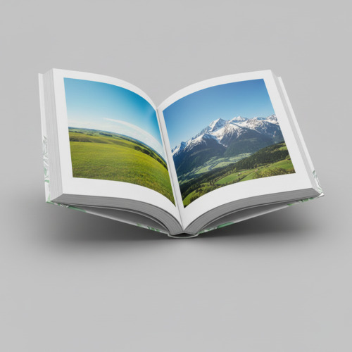 Livre photo dos carré collé