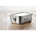 Lunch box en acier inox. 750ml Argent Mat