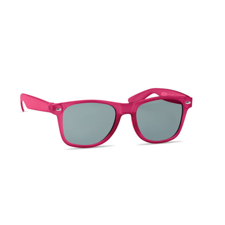 Lunettes de soleil en RPET Fuchsia Transparent
