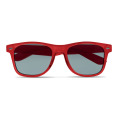 Lunettes de soleil en RPET Rouge Transparent