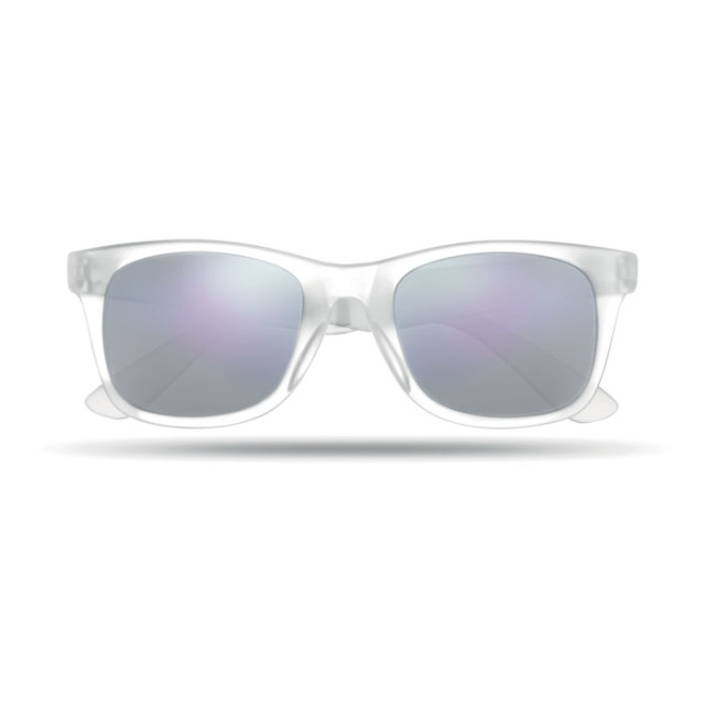 Lunettes de soleil miroir Transparent