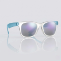 Lunettes de soleil miroir Bleu