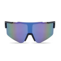 Lunettes de sport miroirs Bleu