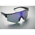 Lunettes de sport miroirs Bleu