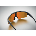 Lunettes de sport miroirs Orange