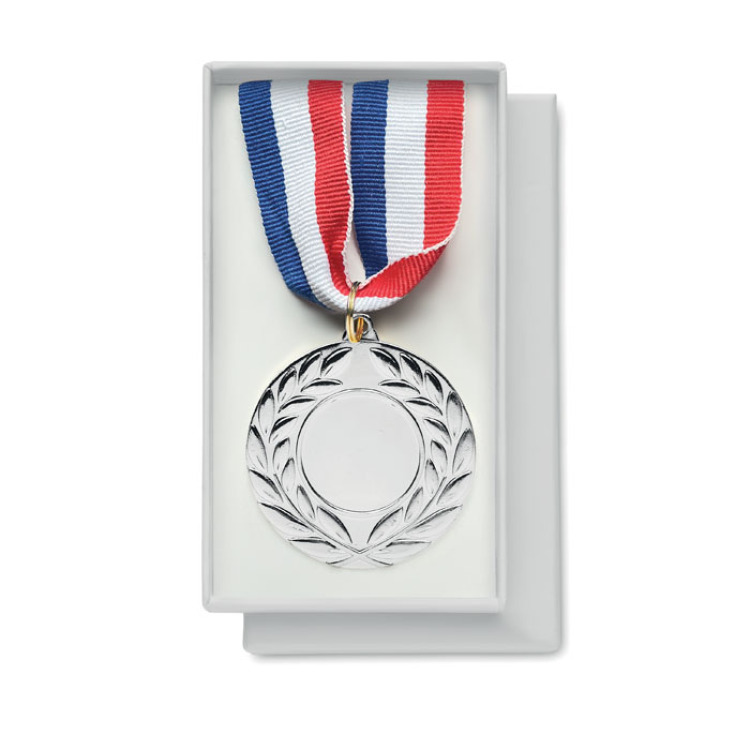 M&eacute;daille 5cm de diam&egrave;tre Argent Mat