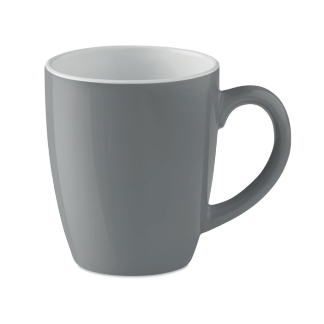 Mug coloré en céramique 290 ml Gris