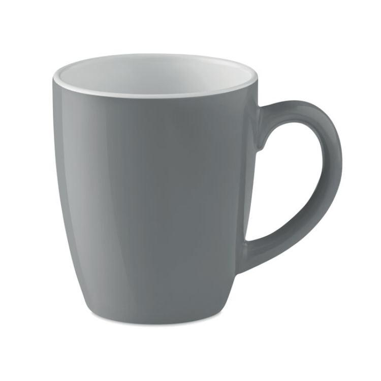 Mug color&eacute; en c&eacute;ramique 290 ml Gris