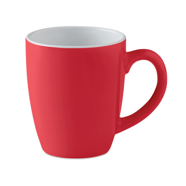 Mug coloré en céramique 290 ml Rouge