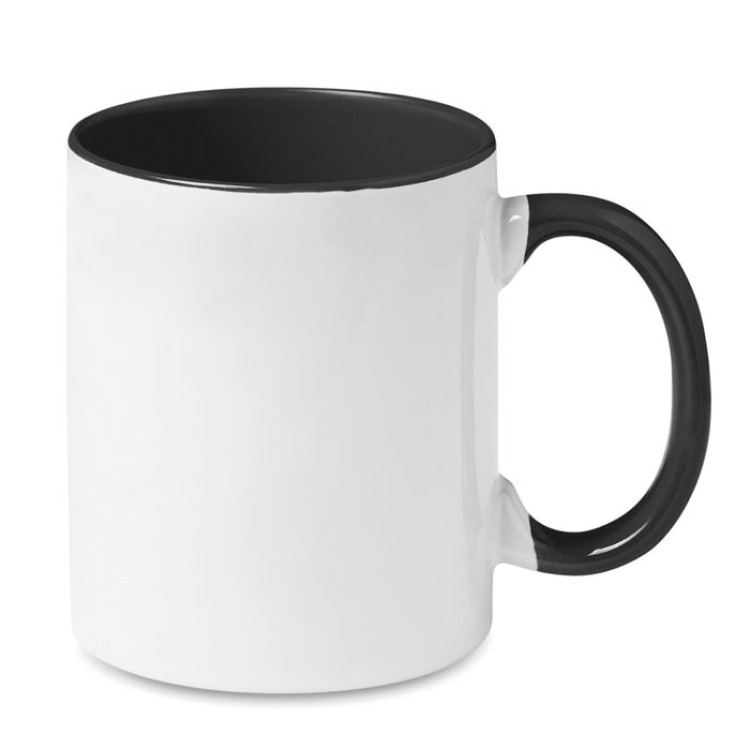 Mug color&eacute; Noir