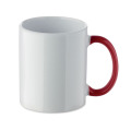Mug de No&euml;l en c&eacute;ramique 300ml Blanc/Rouge