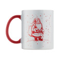 Mug de No&euml;l en c&eacute;ramique 300ml Blanc/Rouge