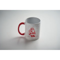 Mug de No&euml;l en c&eacute;ramique 300ml Blanc/Rouge