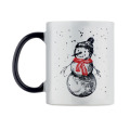 Mug de No&euml;l en c&eacute;ramique 300ml Noir/Rouge