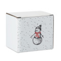 Mug de No&euml;l en c&eacute;ramique 300ml Noir/Rouge