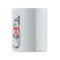 Mug de No&euml;l en c&eacute;ramique 300ml Noir/Rouge