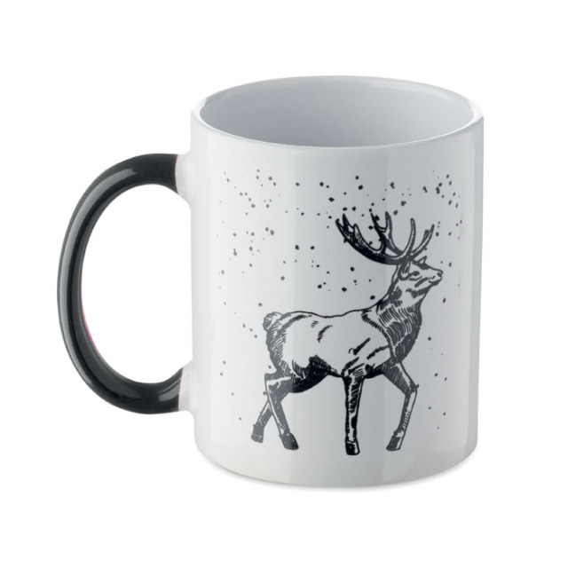 Mug de Noël en céramique 300ml Noir