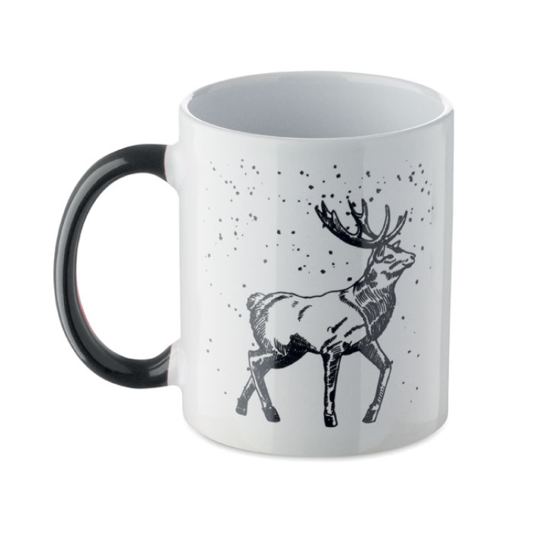 Mug de No&euml;l en c&eacute;ramique 300ml Noir