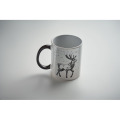 Mug de No&euml;l en c&eacute;ramique 300ml Noir