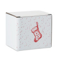 Mug de No&euml;l en c&eacute;ramique 300ml Rouge