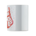 Mug de No&euml;l en c&eacute;ramique 300ml Rouge